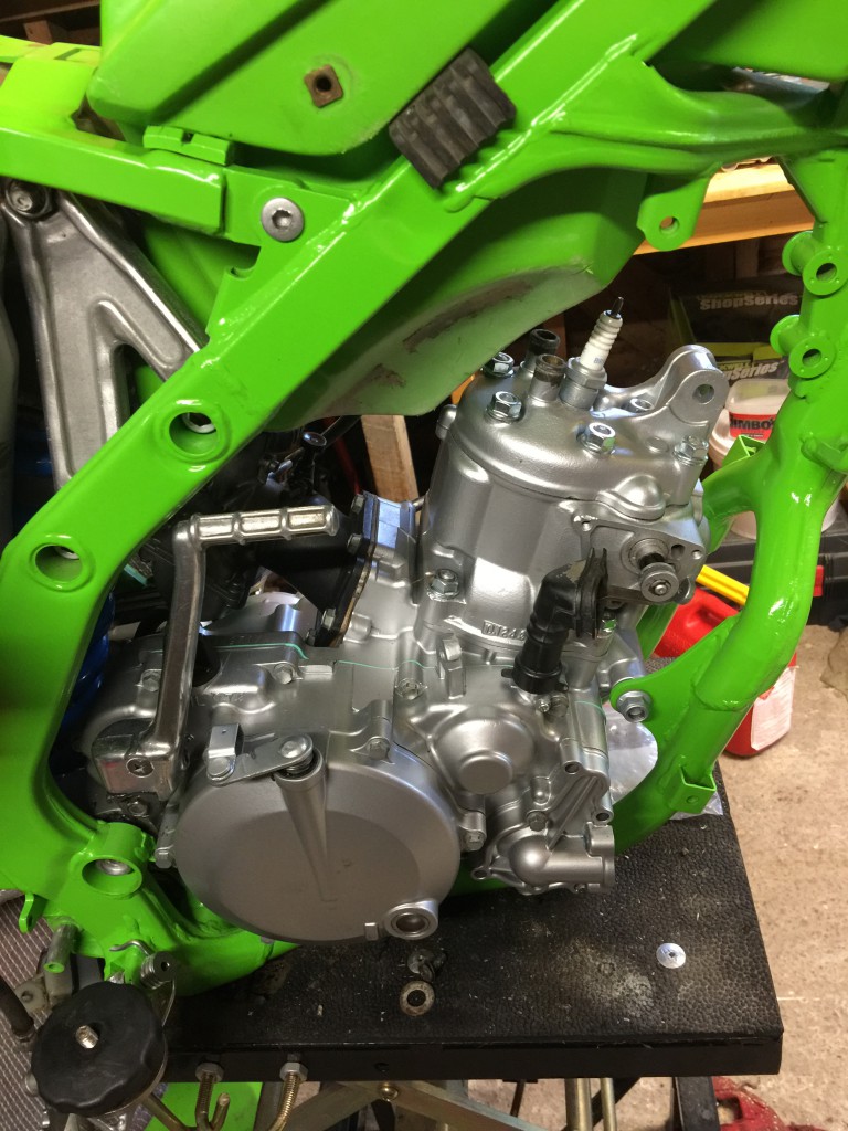 Complete stripdown, bead blasted cases with new piston. Power valves correctly timed and refurbished kickstart.